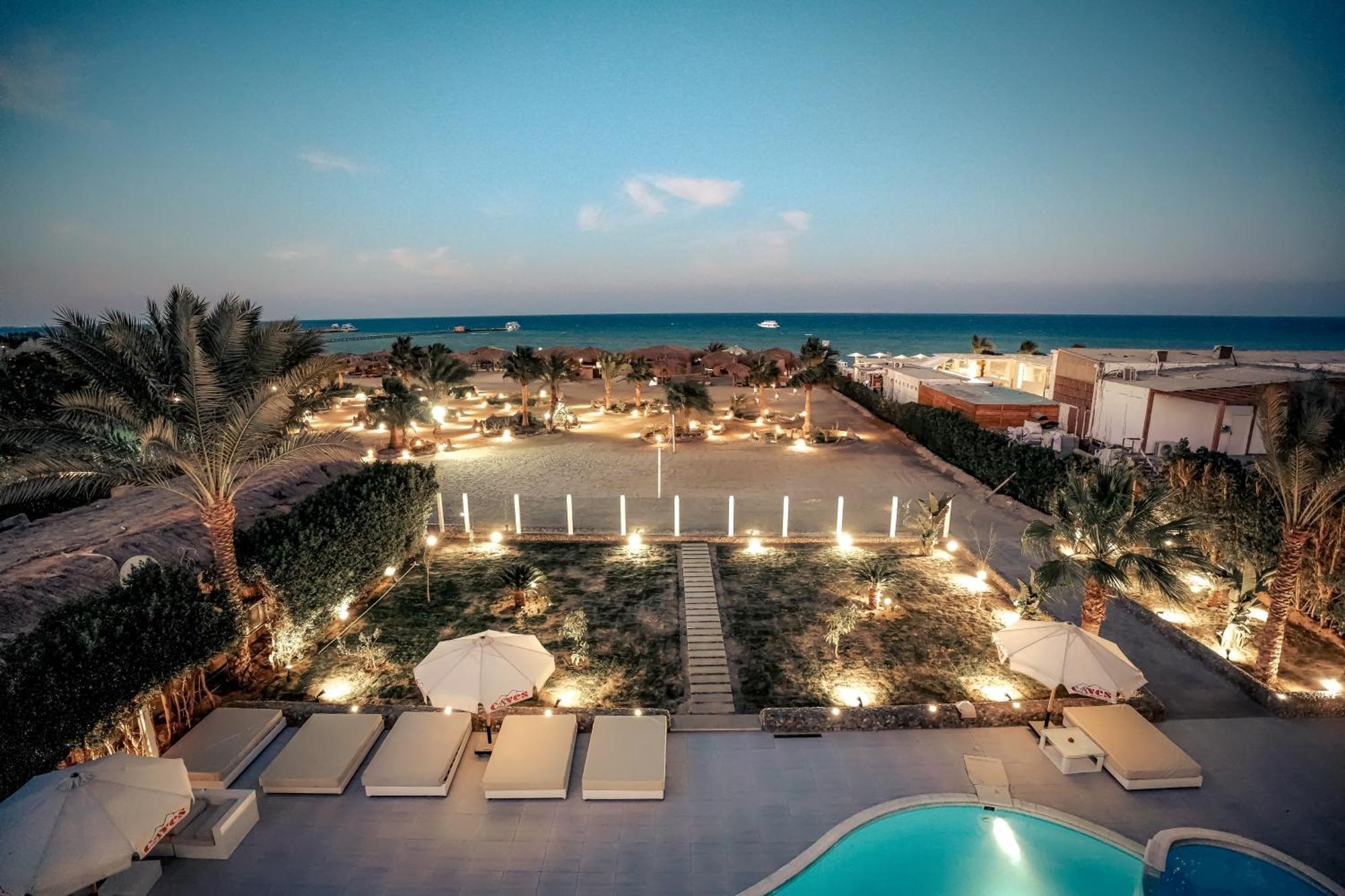 Caves Beach Resort Adults Only Hurghada Exterior foto